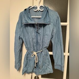 Women’s long jean jacket